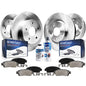 Detroit Axle - Brake Kit for 2011-2019 Ford Explorer Taurus 2012-2019 Flex 2011-2012 Lincoln MKS Disc Brake Rotors Ceramic Brake