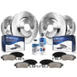Detroit Axle - Brake Kit for Chrysler 300 Dodge Challenger Charger Magnum, Disc Brakes Rotors Ceramic Brake Pads Replacement: 14